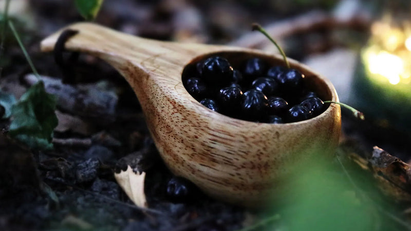 Houten Hutten Mok kopen