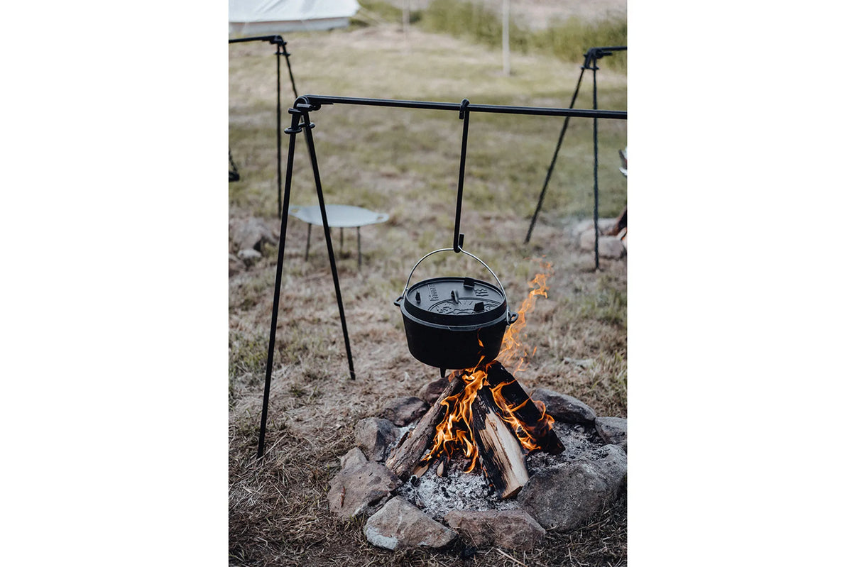 Dutch Oven Set 12 pièces dans une boîte en bois Four Néerlandais
